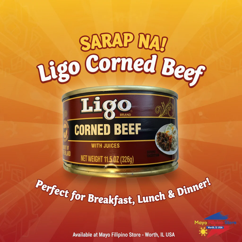 Ligo Corned Beef w/ Juices 11.5oz - Image 3