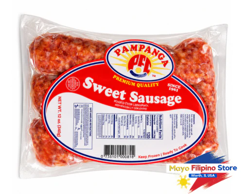 Pampanga Sweet Sausage Pack 12oz