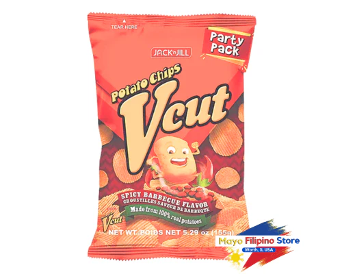 Potato Chips Vcut Spicy Barbeque Flavor Big 155g